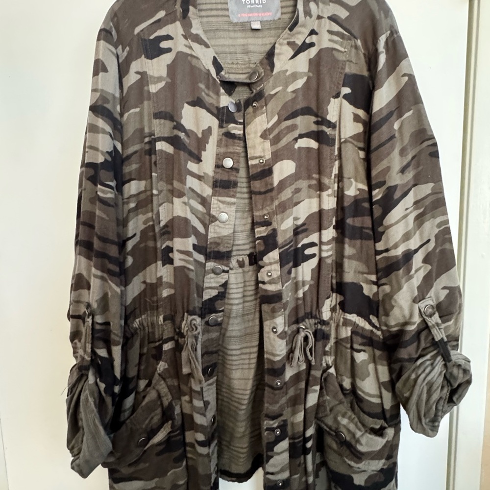 Torrid Women's Camo Utility Jacket